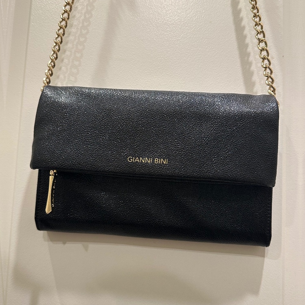 Gianni Bini Black Crossbody with Multiple compartments
